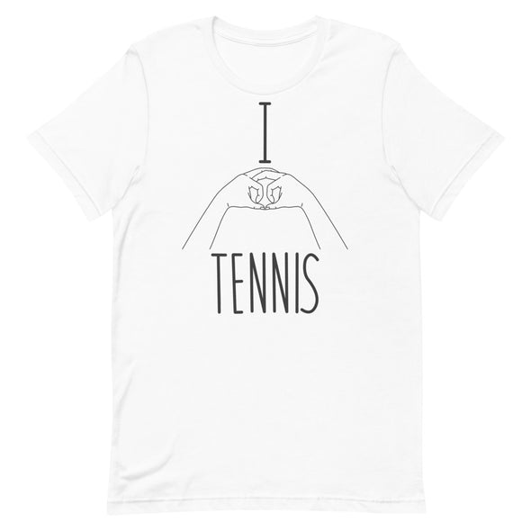 I Heart Tennis -- Short-Sleeve Unisex T-Shirt