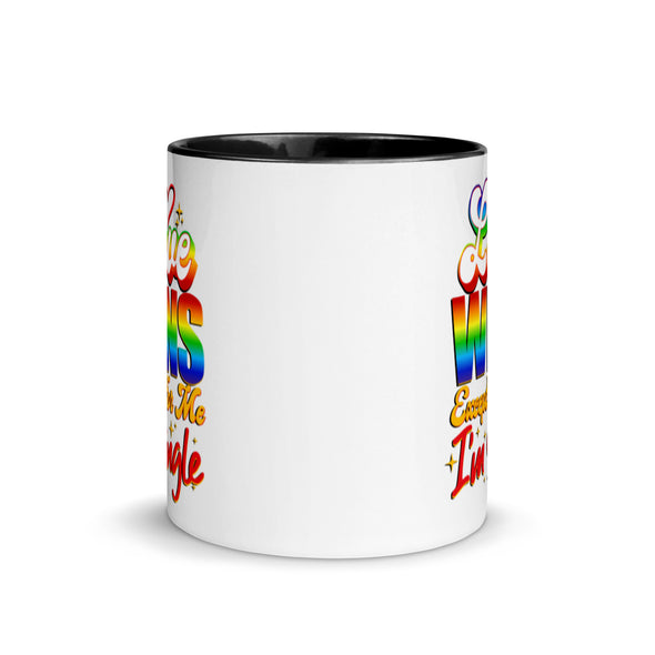 Love Wins Except For Me I'm Single -- Ceramic Mug