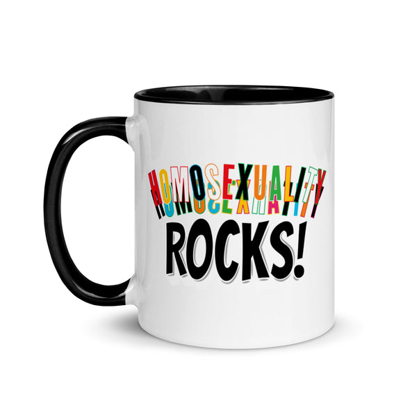 Homosexuality Rocks! -- Ceramic Mug