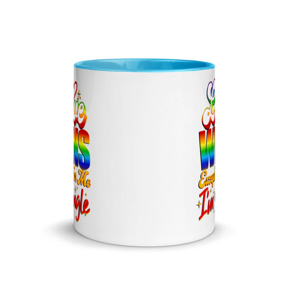 Love Wins Except For Me I'm Single -- Ceramic Mug