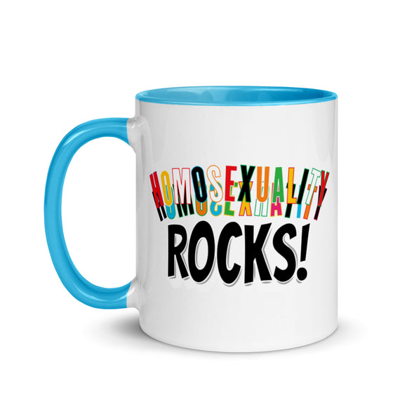 Homosexuality Rocks! -- Ceramic Mug