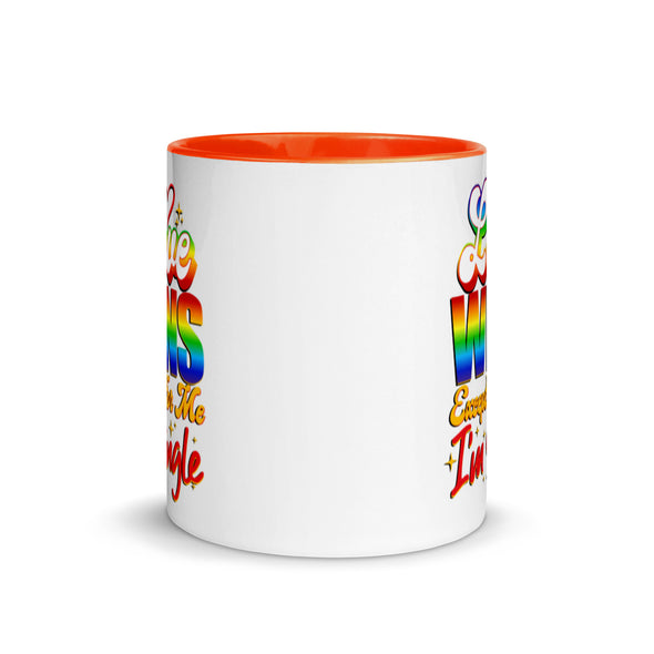Love Wins Except For Me I'm Single -- Ceramic Mug