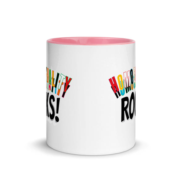 Homosexuality Rocks! -- Ceramic Mug