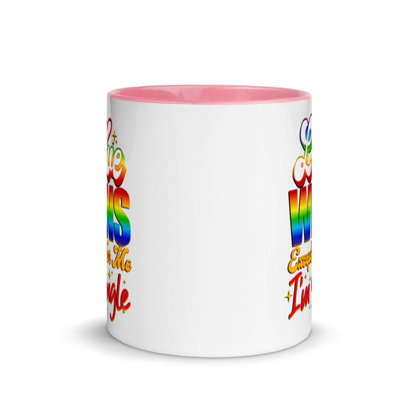 Love Wins Except For Me I'm Single -- Ceramic Mug