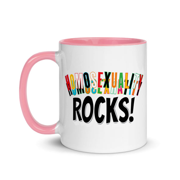 Homosexuality Rocks! -- Ceramic Mug