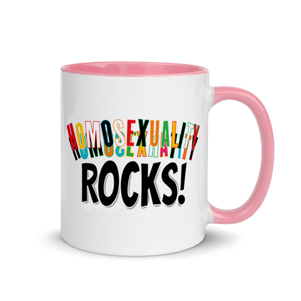 Homosexuality Rocks! -- Ceramic Mug