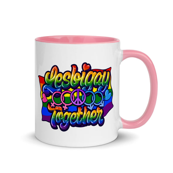 Lesbigay Together -- Ceramic Mug