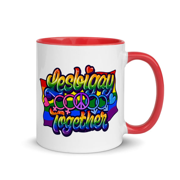 Lesbigay Together -- Ceramic Mug