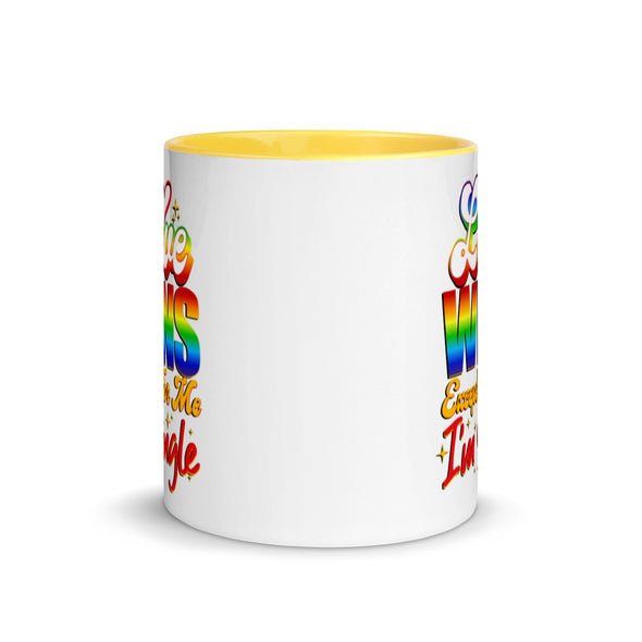 Love Wins Except For Me I'm Single -- Ceramic Mug
