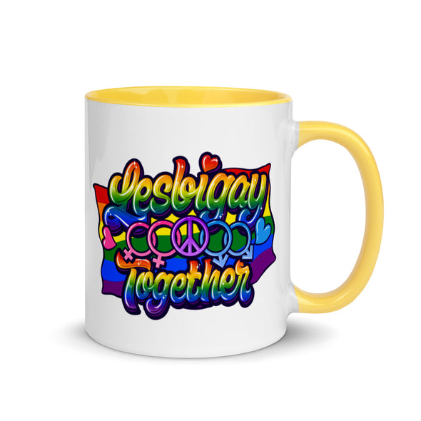 Lesbigay Together -- Ceramic Mug