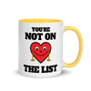 You're Not On The List -- Ceramic Mug