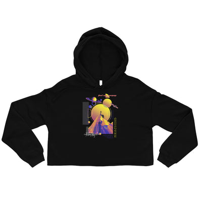 Reaching -- Crop Hoodie