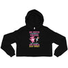 Three Martini -- Crop Hoodie