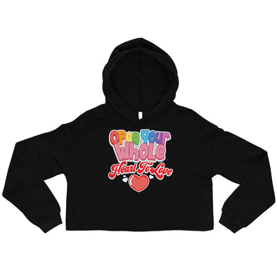 Open Your Whole -- Crop Hoodie