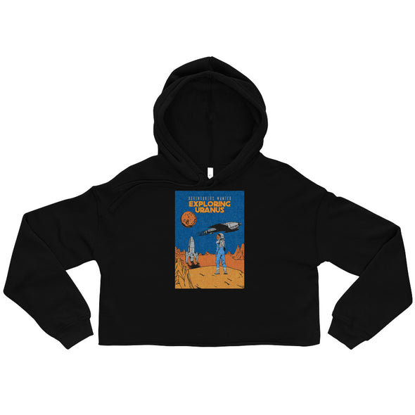 Exploring Uranus -- Crop Hoodie