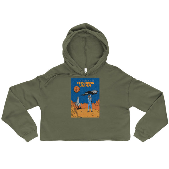 Exploring Uranus -- Crop Hoodie