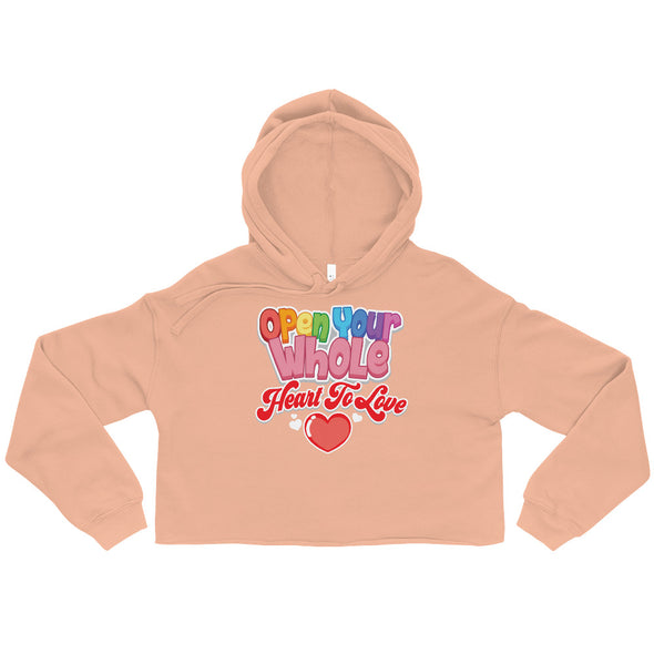 Open Your Whole -- Crop Hoodie