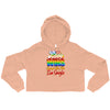 Love Wins Except For Me I'm Single -- Crop Hoodie
