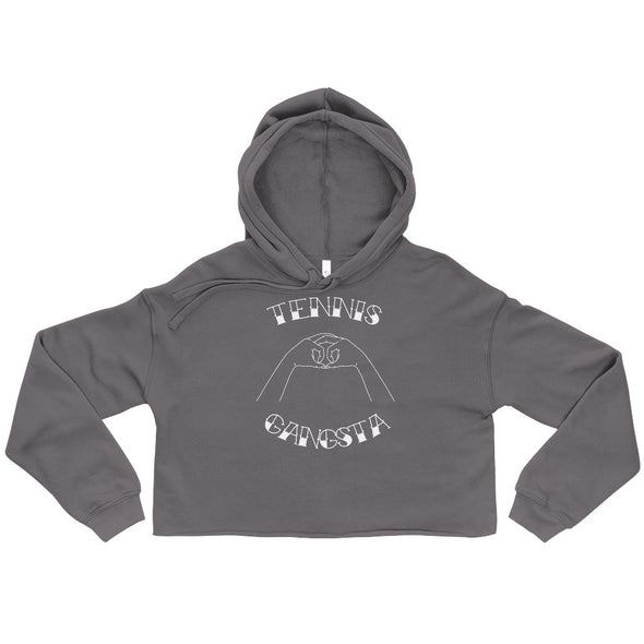 Tennis Gangsta -- Crop Hoodie