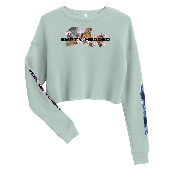 Empty Headed -- Crop Sweatshirt