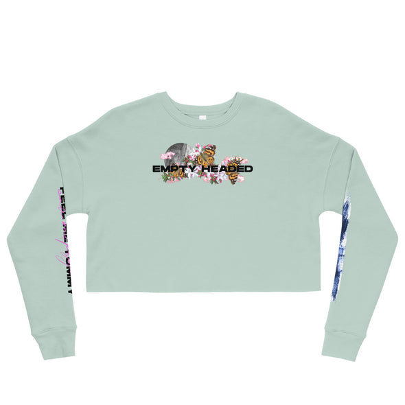 Empty Headed -- Crop Sweatshirt