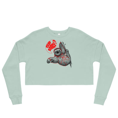 Sup Baby -- Crop Sweatshirt