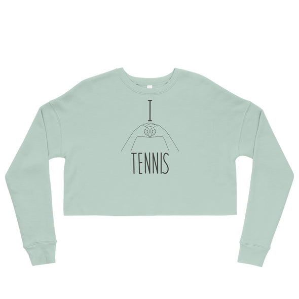 I Heart Tennis -- Crop Sweatshirt