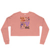 Hold On Let Me Over Think This -- Crop Sweatshirt
