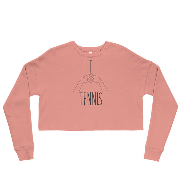 I Heart Tennis -- Crop Sweatshirt